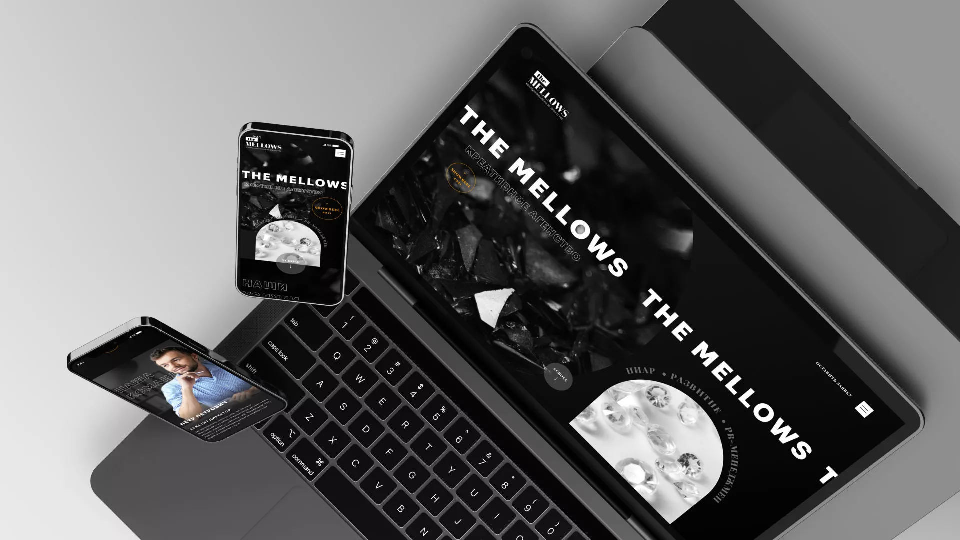 Разработка сайта креативного агентства «The Mellows» в Нарткале